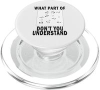 What Part of Don't You Understand Horse Jumping Course PopSockets PopGrip for MagSafe