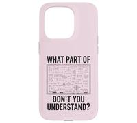 What Part Of Don't You Understand Math Physics Shirt Teacher Case for iPhone 15 Pro