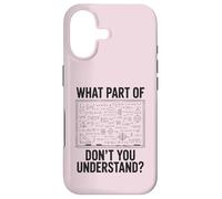 What Part Of Don't You Understand Math Physics Shirt Teacher Case for iPhone 17
