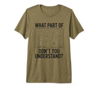 What Part of Don't You Understand Math Physics Shirt Teacher Premium T-Shirt