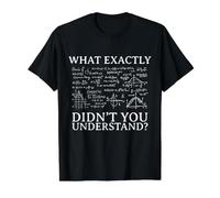 What Part of Don't You Understand Math Teacher Design Value Graphic T-Shirt, Men, Black, L
