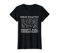What Part of Don't You Understand Math Teacher Design Value Graphic T-Shirt, Women, Black, XS