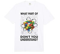 What Part of Don't You Understand Puzzle Cube Math Nerd Comfort Colors Adult Heavyweight T-Shirt
