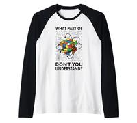 What Part of Don't You Understand Puzzle Cube Math Nerd Raglan Baseball Tee