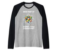 What Part of Don't You Understand Puzzle Cube Math Nerd Raglan Baseball Tee