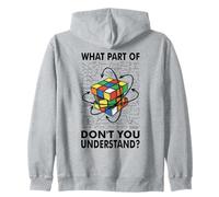 What Part Of Don't You Understand Puzzle Cube Math Nerd Zip Hoodie