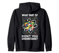 What Part Of Don't You Understand Puzzle Cube Math Nerd Zip Hoodie
