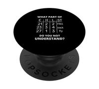 what part of ehl don't you understand swim PopSockets Adhesive PopGrip