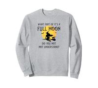 What Part of 'It's a Full Moon' Do You Not Understand? Sweatshirt