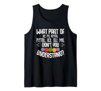 What Part Of K2 P3 K2tog Don't You Understand Tank Top