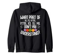 What Part Of K2 P3 K2tog Don't You Understand Zip Hoodie