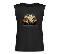 What Retro Do Legend Would Dolly Men's Dolly T Music Country Shirt Cotton Sleeveless Vest Tank Tops Undershirt Black S