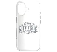 What’s Cracking Funny tee Gothic Old English Graffiti Style Case for iPhone 17