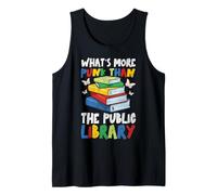 What’s More Punk Than the Public Library Funny Book Lover Tank Top