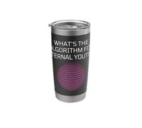 What’s The Algorithm for Eternal Youth? Funny Algorithm Tech Stainless Steel Insulated Tumbler