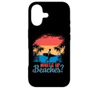 What´s Up Beaches? Palm Tree Sunglasses Sea Cool Pun Beach Case for iPhone 17