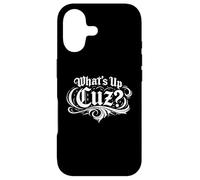 What’s Up Cuz Tee Funny Streetwear Slang Graphic Case for iPhone 17