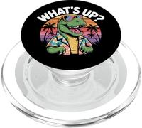 What’s Up Dino - Cool Dinosaur Summer Vibes PopSockets PopGrip for MagSafe