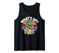 What’s Up Dino - Cool Dinosaur Summer Vibes Tank Top