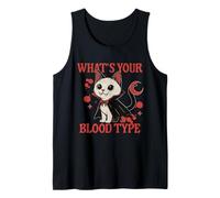 What’s Your Blood Type Vampire Cat Blood Donor Phlebotomist Tank Top