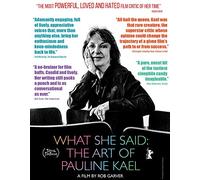 What She Said: The Art Of Pauline Kael [Blu-ray]