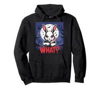 What Spooky Rabbit Scary Bunny Horror Halloween Pullover Hoodie
