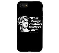What Strange Creatures Brothers Are Jane Austen Funny Quote Case for iPhone SE (2020) / 7/8
