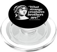 What Strange Creatures Brothers Are Jane Austen Funny Quote PopSockets PopGrip for MagSafe