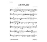 [(What Sweeter Music: Violin 2: Violin 2)] [Author: John Rutter] published on (November, 1995)