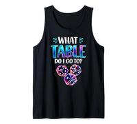 What Table Do I Go to Funny Bunco Game Night Bunco Player Tank Top
