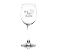 What The Actual Fuck Wine Glass Engraved Glasses Goblet for Party Wedding Christmas Gift, 11 OZ