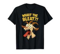 What The Bleat Funny Goat - Cute Farm Animal Pun Humor T-Shirt