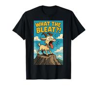 What The Bleat Funny Goat - Cute Farm Animal Pun Humor T-Shirt