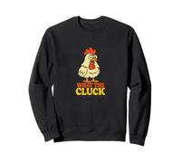 What the Cluck Funny Chicken Saying Graphic for Farm Sweatshirt