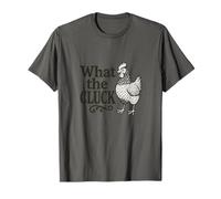 What the Cluck Funny Chicken Saying Graphic for Farm T-Shirt
