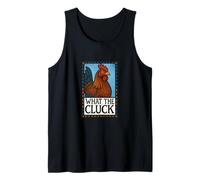 What the Cluck Funny Chicken Saying Graphic for Farm Tank Top