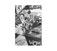 What The Comic Modern Single-Gang Switch Wall Plate â€“ Premium Pc Material Decorative Cover with Full-Panel Printed Design, Easy Installation for Residential & Commercial Use