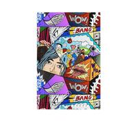 What The Comic Premium One-Gang Decorative Switch Plate Cover with Textured Fabric-Grain Finish & Accent Dot Design â€“ Durable Pc Material Wall Plate for Residential and Commercial Use