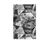What The Comic Premium One-Gang Decorative Switch Plate Cover with Textured Fabric-Grain Finish & Accent Dot Design â€“ Durable Pc Material Wall Plate for Residential and Commercial Use