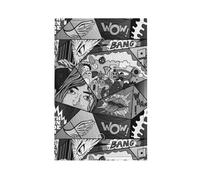 What The Comic Premium Single-Gang Roman Frame Switch Plate â€“ Realistic Leather-Texture Finish, Durable Pc Material Wall Cover for Residential & Commercial Use (Includes Decorative Screws)
