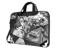 What The Comic Ultra-Thin Portable Shoulder Laptop Bag â€“ Lightweight Handheld Computer Bag With Padded Protection, Multiple Carry Options & Stylish Design