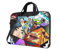 What The Comic Ultra-Thin Portable Shoulder Laptop Bag - Lightweight Handheld Computer Bag With Padded Protection, Multiple Carry Options & Stylish Design