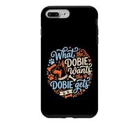 What the Dobie Wants Doberman Pinscher Dog Case for iPhone 7 Plus/8 Plus