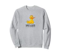 What the Duck Are You Looking At Funny Angry Duck Sweatshirt