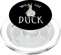 What The Duck Funny Duck Lover Ducks Saying PopSockets PopGrip for MagSafe