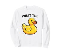 What The Duck Funny Silly Sarcastic Viral Duck Meme Pun Sweatshirt