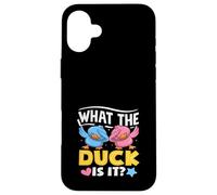 What The Duck Is It Funny Gender Reveal Party Pun Dabbing Case for iPhone 16 Plus