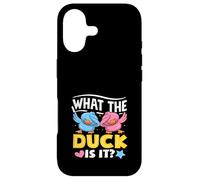 What The Duck Is It Funny Gender Reveal Party Pun Dabbing Case for iPhone 17
