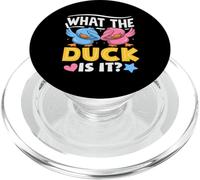 What The Duck Is It Funny Gender Reveal Party Pun Dabbing PopSockets PopGrip for MagSafe