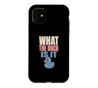 What The Duck Is It Gender Reveal Party Rubber Duck Case for iPhone 11